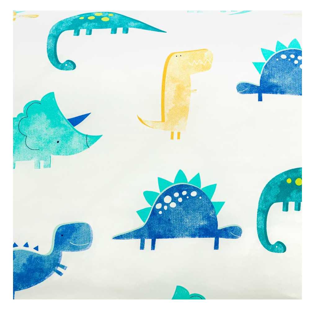 Funda Nórdica Infantil Modelo JURÁSICO Color Azul diseño de dinosaurios