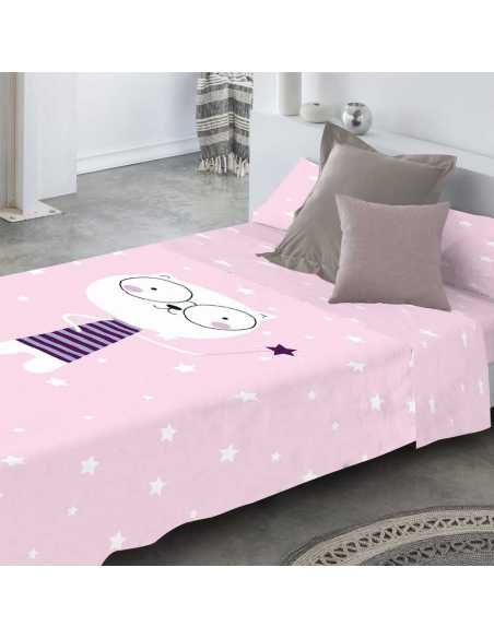 juego de cama infantil rosa