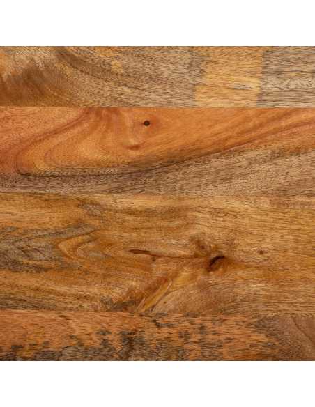 detalle madera mesa baja de centro