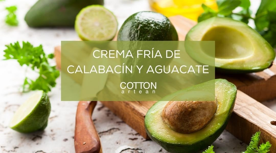 Crema fría de Calabacín y aguacate