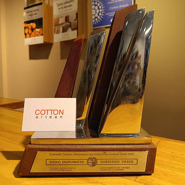 Cotton Artean, premiada por el Gobierno Vasco por su Trayectoria Empresarial
