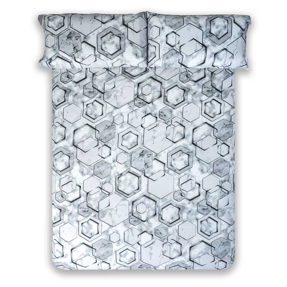 funda nordica gris marmol aerea