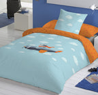 funda nordica infantil aviador azul