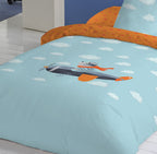 funda de edredon reversible aviador