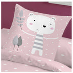 funda cojin infantil rosa
