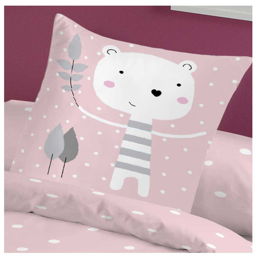 funda cojin infantil rosa