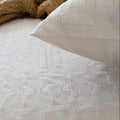Funda nórdica beige de algodón y lino con botones, tacto suave y estilo natural