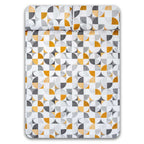 Funda para edredón nórdico de tejido mezcla poliéster-algodón de gran durabilidad.