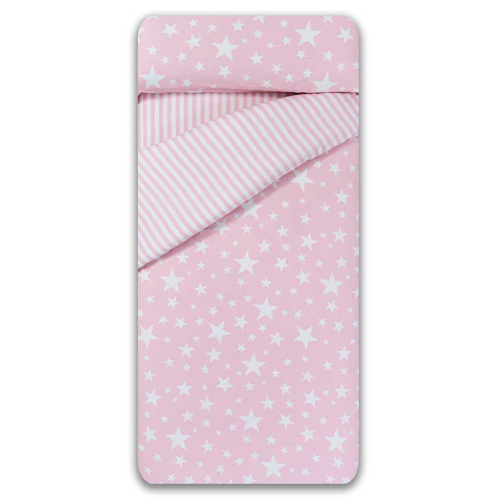 Funda nórdica de mezcla poliéster-algodón con sistema de cierre de botones.