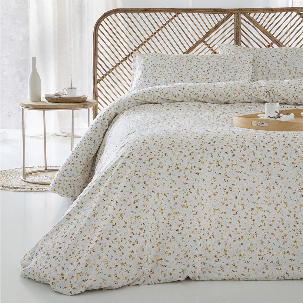 Funda de percal de algodón para edredón nórdico, perfecta para un dormitorio elegante y acogedor.