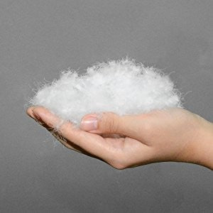 Relleno nórdico de 98 % plumón de oca blanco que ofrece gran volumen, ligereza y confort durante el descanso.