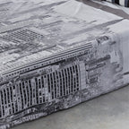 Sábanas GRIS de poliéster-algodón con juego completo de cama, tejido confortable, fácil planchado y acabado duradero para cualquier dormitorio.