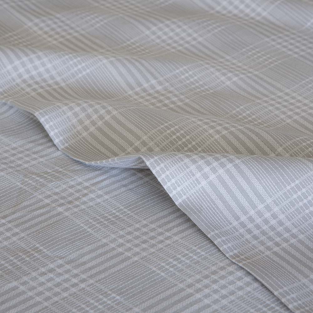 Juego de cama de satén de algodón de 200 hilos, compuesto por sábana encimera, bajera ajustable y funda de almohada.