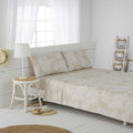 juego de sabanas algodon organico beige