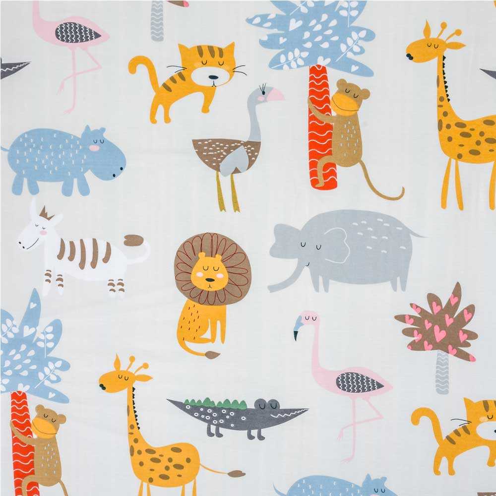 Ropa de cama infantil de percal de algodón multicolor, ligera, transpirable y agradable al tacto, perfecta para niños y niñas.