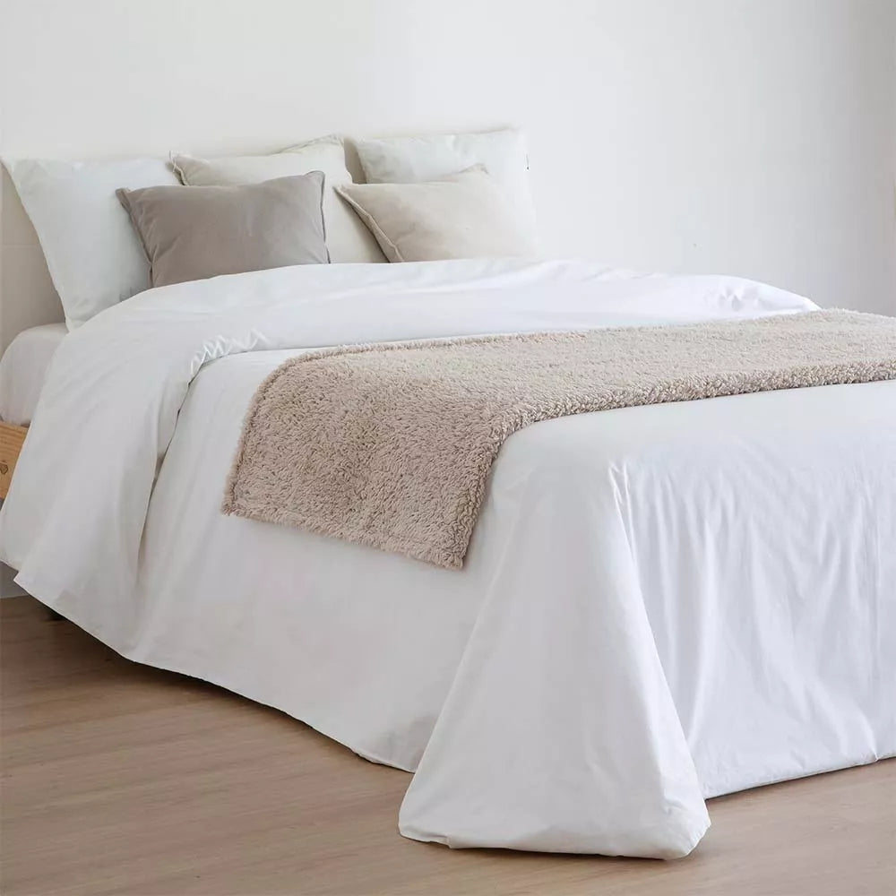 plaid para todos los usos viaje cama sofá beige suave cálido