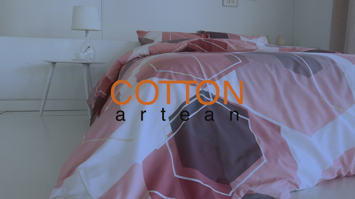 Juego de Sábanas ANA NUDE - Algodón Poliéster Rosa