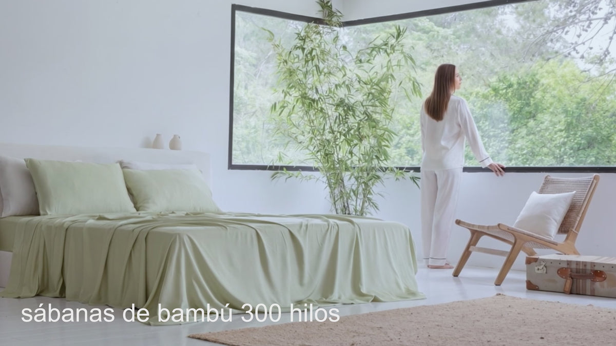Juego de Sábanas de BAMBÚ Orgánico 300 Hilos